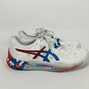 Asics Womens Gel Resolution 8 Retro Shoes 9.5